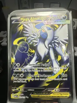 Mega Absol EX 161/132 Pokemon Mega Evolution Ultra Rare Full Art Holo NM Pokemon - Image 1