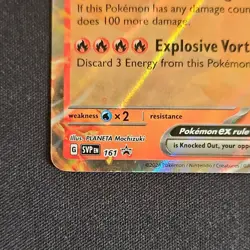 Pokemon Charizard ex Promo Holo 161 Sv: Scarlet & Violet HP330 TCG - Image 2