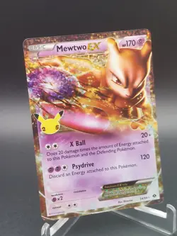 Pokemon Mewtwo EX Holo Celebrations Classic Collection 54/99 170 HP Mint 💎 - Image 1