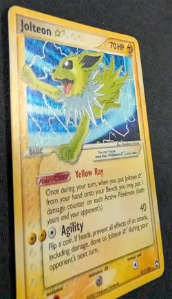 Pokemon Card Holo Jolteon Gold Star 101/108 DAMAGED ex Power Keepers - Image 5