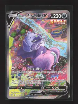 Pokemon Chilling Reign #179/198 Holo Ultra Rare Galarian Slowking V (Full Art) - Image 1