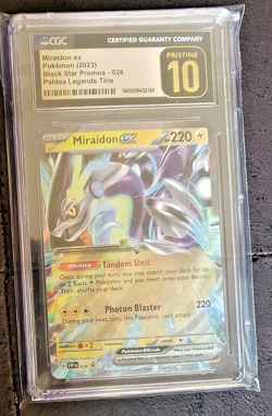2023 POKEMON Miraidon ex Black Star Promos - 028. CGC PRISTINE GOLD 10 - Image 2