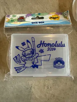 Dice Box Pokemon World Championship Honolulu 2024 US SELLER - Image 1