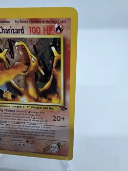 Blaine's Charizard 1st Edition Holo 2/132 Gym Challenge Pokemon TCG 2000 - Image 4