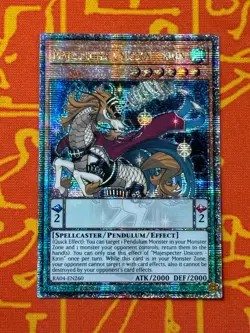YUGIOH MAJESPECTER UNICORN - KIRIN QUARTER CENTURY SECRET RARE RA04-EN260 - Image 1
