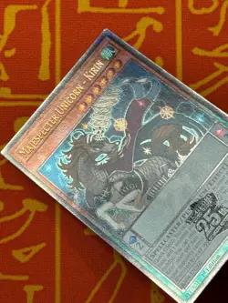 YUGIOH MAJESPECTER UNICORN - KIRIN QUARTER CENTURY SECRET RARE RA04-EN260 - Image 4
