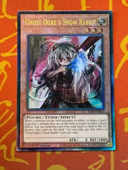 YUGIOH GHOST OGRE & SNOW RABBIT ULTIMATE RARE NM RA04-EN015 - Image 1