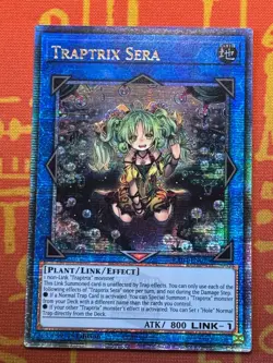 YUGIOH TRAPTRIX SERA QUARTER CENTURY SECRET RARE NM RA04-EN075 ALT ART - Image 1