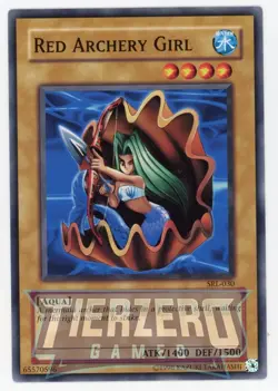 Yugioh SRL-030 Red Archery Girl Common NM/LP - Image 1