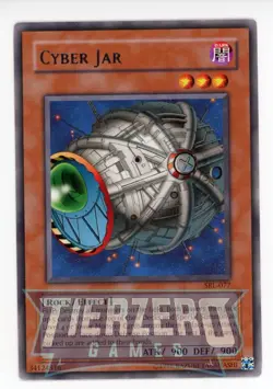 Yugioh SRL-077 Cyber Jar Rare NM/LP - Image 1
