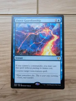 Fierce Guardianship Commander 2020 Regular Magic The Gathering Card Game - Image 1