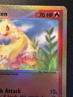 Combusken 25/97 EX Dragon Pokemon Card Reverse Holo Foil Rare LP - Image 4