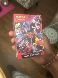 Pokemon Card Destined Rivals Booster Bundle & Team Rocket Persian Tin Box - Image 2