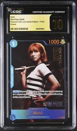One Piece Nami Premium Card Collection Live Action Netflix Edition P-053 CGC 10 - Image 1
