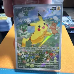 Pokemon TCG SVP088 Pikachu Promo Card Paldea Adv. Chest sealed + 3 bonus EXs - Image 1