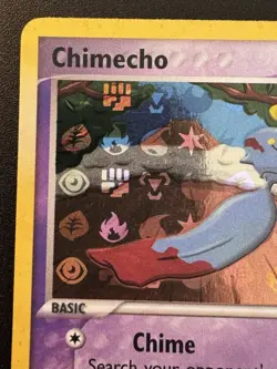 Chimecho 17/101 EX Hidden Legends Pokemon Card Reverse Holo Foil Rare LP - Image 3