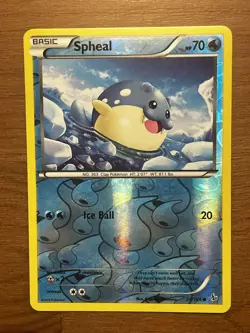 Spheal 24/106 Reverse Holo Flashfire Pokemon Card NM/LP - Image 1