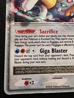 Regigigas LV.X Promo DP30 Pokemon Card Holo Foil Rare HP - Image 5