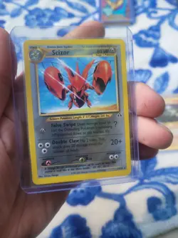 Scizor 29/75 Neo Discovery Regular 2001 English Pokemon Card LP - Image 1