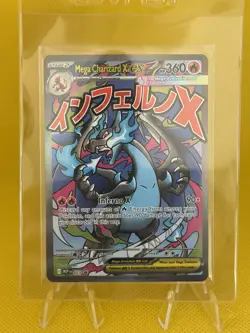 Mega Charizard X ex #023 Mega Evolution Promo Pokemon Card - Image 1