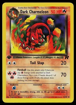 Pokemon Card - Dark Charmeleon Team Rocket 32/82 Uncommon 1st Edition - Image 1