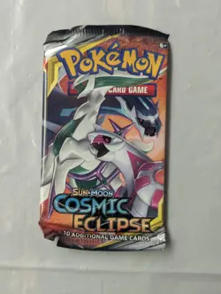 Pokemon Trading Card Game Sun & Moon Cosmic Eclipse Booster Pack 820650805899 - Image 1