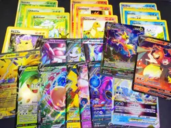 Lot of 22 Jumbo Pokemon TCG Oversized Promo Cards Mixed Pokemon with 25th Binder - Image 1