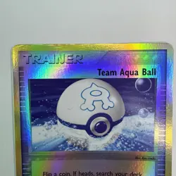 Team Aqua Ball 75/95 Ex Team Magma vs. Team Aqua Reverse Holo Pokemon Card NM - Image 2