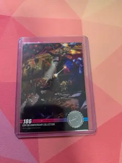Contra Anniversary Collection #186 Limited Run Game Silver Trading Card New Mint - Image 1