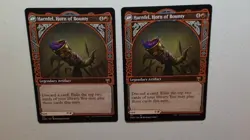 X2 Birgi, God of Storytelling/Harnfel, Horn of Bounty (Showcase) Kaldheim NM - Image 2