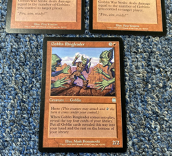 Mtg🔥Goblin War StrikeX2 & Goblin Ringleader🔥Scourge&Apocalypse!! LP !!FREE S&H - Image 4