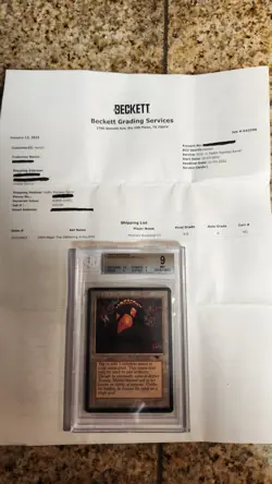 Mishra's Workshop Antiquities Magic BGS 9 Graded Land Wizards 1994 - Image 1