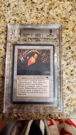 Mishra's Workshop Antiquities Magic BGS 9 Graded Land Wizards 1994 - Image 4