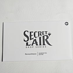 Magic the Gathering MTG Secret Lair Mycosynthwave Rainbow Foil Factory Sealed - Image 1