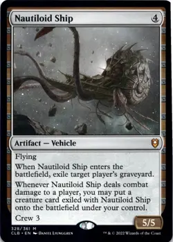 Nautiloid Ship Commander Legends: Battle for Baldur's Gate - Magic MTG NM - Image 1