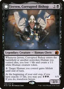 MTG Jerren, Corrupted Bishop // Ormendahl, the Corrupter ** Midnight ** En (NM) - Image 1