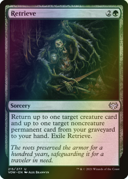 MTG Retrieve Foil ** Innistrad: Crimson Vow ** English (NM) - Image 1