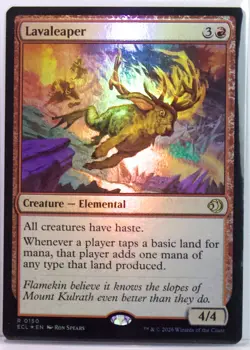 Lavaleaper [New, Near Mint] *Foil* {Lorwyn Eclipsed} - Image 1
