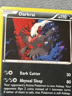 Darkrai XY194 Pokemon Card Cosmos Holo Black Star Promo 2017 - Image 2