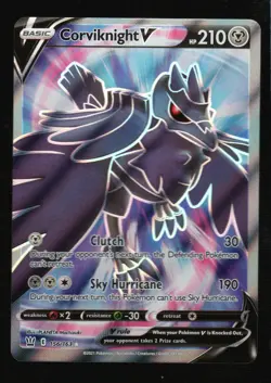 Pokemon Corviknight V (Full Art) SWSH05: Battle Styles #156/163 NM - Image 1