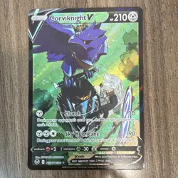 Pokemon Corviknight V Ultra Rare Full Art Holo TG18/TG30 Swsh12 Basic 210 HP - Image 1