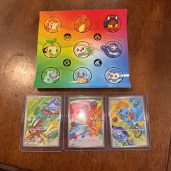 Pokemon 2026 First Partner Illustration Collection Series 1 Promo Kanto Starters - Image 1