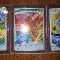 Pokemon 2026 First Partner Illustration Collection Series 1 Promo Kanto Starters - Image 4
