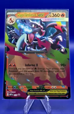 Pokemon Mega Charizard X ex 029 MEP Mega Evolution Double Rare English NM - Image 1