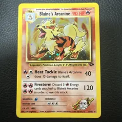 Pokemon Blaine’s Arcanine 1/132 Gym Challenge - Image 1