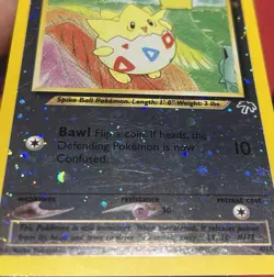 Pokemon 2001 - Togepi 04/18 - Southern Islands Reverse Holo - Minor Scratching! - Image 2