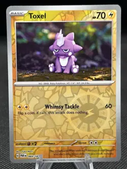Pokemon TCG: Toxel - 069/182 - Reverse Holo - Paradox Rift - NM - Image 1