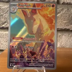 Pokemon TCG Rapidash Illustration Rare Full Art Holo Sv10: Destined Rivals 189/… - Image 1