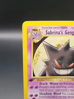 Sabrina's Gengar 29/132 First 1st Edition Rare Pokemon Gym Challenge NM - Image 2