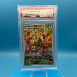 PSA 8 Kirlia 212/198 Scarlet & Violet Illustration Rare Pokemon Near Mint IR - Image 1